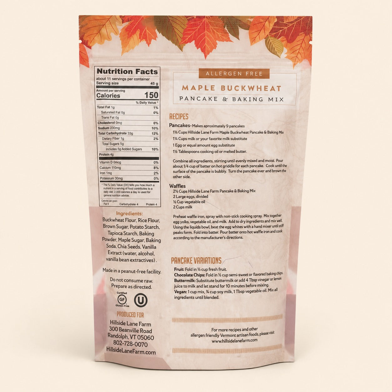 Buckwheat Pancake Mix